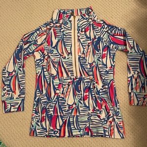 Lilly Pulitzer New Without Tags Sailboat Popover Sz XXS